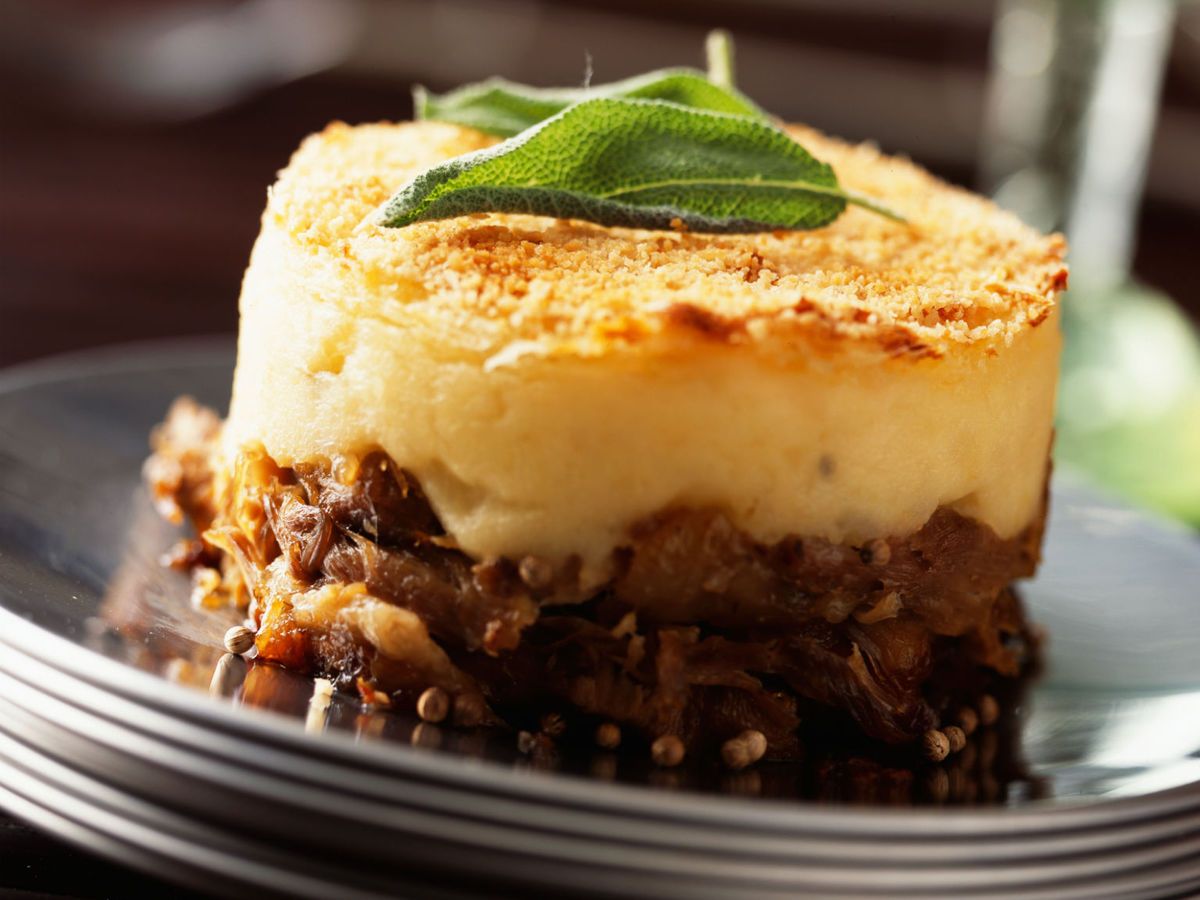 Parmentier de confit de canard Parmentier de confit de canard