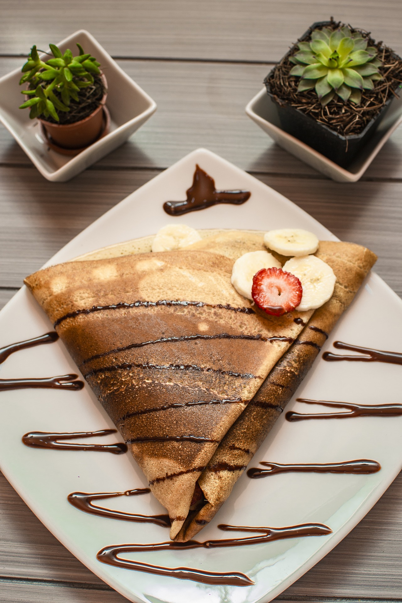 Crêpes aux fruits du verger Crêpes aux fruits du verger